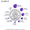 image:imageBeadsland Hotfix Rhinestones Bulk 14400PCS Crystal Hot Fix Rhinestones for Crafts Clothes DIY Decoration Crystal SS20 4648mmPurple Velvet