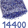 image:imageBeadsland Hotfix Rhinestones Bulk 14400PCS Crystal Hot Fix Rhinestones for Crafts Clothes DIY Decoration Crystal SS20 4648mmSapphire