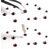 image:imageBeadsland Rhinestones for Makeup8 Sizes 2500pcs Red Flatback Rhinestones Eye Gems for Nails Crafts with Tweezers and Wax PencilSiamSS4SS30Amethyst
