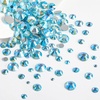 image:imageBeadsland Rhinestones for Makeup8 Sizes 2500pcs Red Flatback Rhinestones Eye Gems for Nails Crafts with Tweezers and Wax PencilSiamSS4SS30Aquamarine AB