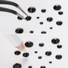 image:imageBeadsland Rhinestones for Makeup8 Sizes 2500pcs Red Flatback Rhinestones Eye Gems for Nails Crafts with Tweezers and Wax PencilSiamSS4SS30Black