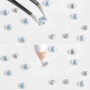 image:imageBeadsland Rhinestones for Makeup8 Sizes 2500pcs Red Flatback Rhinestones Eye Gems for Nails Crafts with Tweezers and Wax PencilSiamSS4SS30Blue Moonlight