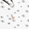 image:imageBeadsland Rhinestones for Makeup8 Sizes 2500pcs Red Flatback Rhinestones Eye Gems for Nails Crafts with Tweezers and Wax PencilSiamSS4SS30Crystal