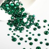 image:imageBeadsland Rhinestones for Makeup8 Sizes 2500pcs Red Flatback Rhinestones Eye Gems for Nails Crafts with Tweezers and Wax PencilSiamSS4SS30Emerald