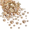 image:imageBeadsland Rhinestones for Makeup8 Sizes 2500pcs Red Flatback Rhinestones Eye Gems for Nails Crafts with Tweezers and Wax PencilSiamSS4SS30Golden Shadow