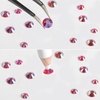 image:imageBeadsland Rhinestones for Makeup8 Sizes 2500pcs Red Flatback Rhinestones Eye Gems for Nails Crafts with Tweezers and Wax PencilSiamSS4SS30Hyacinth AB