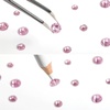 image:imageBeadsland Rhinestones for Makeup8 Sizes 2500pcs Red Flatback Rhinestones Eye Gems for Nails Crafts with Tweezers and Wax PencilSiamSS4SS30Light Pink