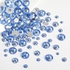 image:imageBeadsland Rhinestones for Makeup8 Sizes 2500pcs Red Flatback Rhinestones Eye Gems for Nails Crafts with Tweezers and Wax PencilSiamSS4SS30Light Sapphire