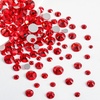 image:imageBeadsland Rhinestones for Makeup8 Sizes 2500pcs Red Flatback Rhinestones Eye Gems for Nails Crafts with Tweezers and Wax PencilSiamSS4SS30Light Siam