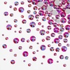 image:imageBeadsland Rhinestones for Makeup8 Sizes 2500pcs Red Flatback Rhinestones Eye Gems for Nails Crafts with Tweezers and Wax PencilSiamSS4SS30Light Siam AB