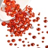 image:imageBeadsland Rhinestones for Makeup8 Sizes 2500pcs Red Flatback Rhinestones Eye Gems for Nails Crafts with Tweezers and Wax PencilSiamSS4SS30Orange