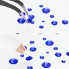 image:imageBeadsland Rhinestones for Makeup8 Sizes 2500pcs Red Flatback Rhinestones Eye Gems for Nails Crafts with Tweezers and Wax PencilSiamSS4SS30Sapphire