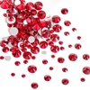 image:imageBeadsland Rhinestones for Makeup8 Sizes 2500pcs Red Flatback Rhinestones Eye Gems for Nails Crafts with Tweezers and Wax PencilSiamSS4SS30Siam