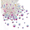 image:imageBeadsland Rhinestones for Makeup8 Sizes 2500pcs Red Flatback Rhinestones Eye Gems for Nails Crafts with Tweezers and Wax PencilSiamSS4SS30Transparent AB