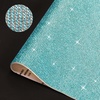 image:imageBEADSLAND Bling Rhinestone Sheet Self Adhesive Crystal Rhinestones Sticker DIY Gifts Car Decoration 1575 x 945 ChampagneAquamarine