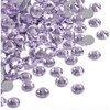 image:imageBeadsland 2880pcs Flat Back Crystal Rhinestones Round Gems for Nail Art and Craft Glue FixAquamarine ABSS102729mmViolet