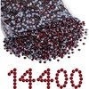 image:imageBeadsland Hotfix Rhinestones Bulk 14400PCS Crystal Hot Fix Rhinestones for Crafts Clothes DIY Decoration Crystal SS20 4648mmDark Siam