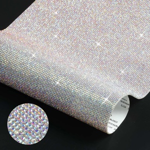 image:imageBEADSLAND Bling Rhinestone Sheet Self Adhesive Crystal Rhinestones Sticker DIY Gifts Car Decoration 1575 x 945 ChampagneCrystal Ab