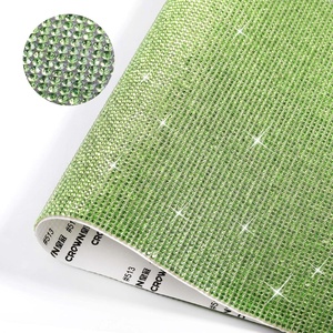 image:imageBEADSLAND Bling Rhinestone Sheet Self Adhesive Crystal Rhinestones Sticker DIY Gifts Car Decoration 1575 x 945 ChampagneLight Green