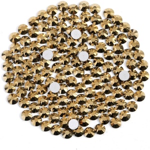 image:imageBeadsland 1440pcs Flat Back Crystal Rhinestones Round Gems for Nail Art and Craft Glue Fix Pure Purple SS204648mmAurum