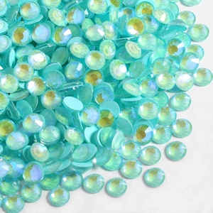 image:imageBeadsland 1440pcs Flat Back Crystal Rhinestones Round Gems for Nail Art and Craft Glue Fix Pure Purple SS204648mmLuminous Mint