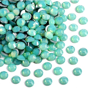 image:imageBeadsland 1440pcs Flat Back Crystal Rhinestones Round Gems for Nail Art and Craft Glue Fix Pure Purple SS204648mmPacific Opal