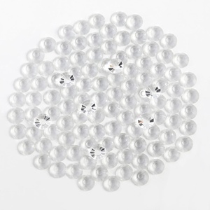 image:imageBeadsland 1440pcs Flat Back Crystal Rhinestones Round Gems for Nail Art and Craft Glue Fix Pure Purple SS204648mmTransparent