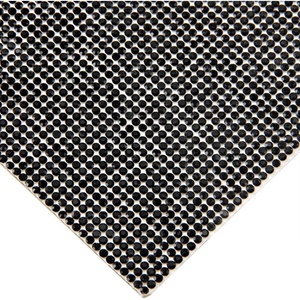 image:imageBeadsland 240X400mm Crystal Rhinestone Trim Hotfix Strass Crystal Mesh Banding Bridal Beaded Applique in Sheet for Dresses with 2mm Rhinestones LtColTopazBlack