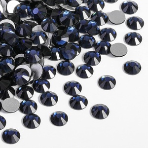 image:imageBeadsland 2880pcs Flat Back Crystal Rhinestones Round Gems for Nail Art and Craft Glue FixAquamarine ABSS102729mmMontana