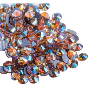 image:imageBeadsland Hotfix Rhinestones 1440pcs Flatback Crystal Rhinestones for Crafts Clothes DIY Decorations Light Siam AB SS12 3032mmChampagne Ab
