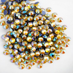 image:imageBeadsland Hotfix Rhinestones 1440pcs Flatback Crystal Rhinestones for Crafts Clothes DIY Decorations Light Siam AB SS12 3032mmCitrine AB