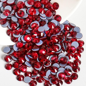 image:imageBeadsland Hotfix Rhinestones 1440pcs Flatback Crystal Rhinestones for Crafts Clothes DIY Decorations Light Siam AB SS12 3032mmDark Siam
