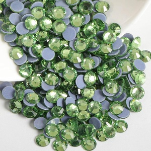 image:imageBeadsland Hotfix Rhinestones 1440pcs Flatback Crystal Rhinestones for Crafts Clothes DIY Decorations Light Siam AB SS12 3032mmLight Green