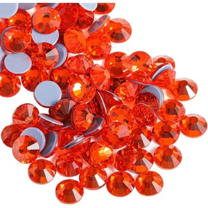image:imageBeadsland Hotfix Rhinestones 1440pcs Flatback Crystal Rhinestones for Crafts Clothes DIY Decorations Light Siam AB SS12 3032mmOrange