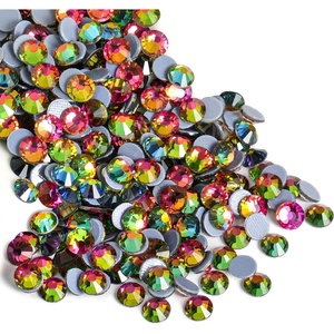 image:imageBeadsland Hotfix Rhinestones 1440pcs Flatback Crystal Rhinestones for Crafts Clothes DIY Decorations Light Siam AB SS12 3032mmRainbow