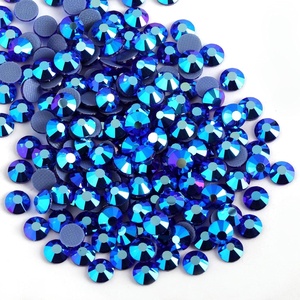 image:imageBeadsland Hotfix Rhinestones 1440pcs Flatback Crystal Rhinestones for Crafts Clothes DIY Decorations Light Siam AB SS12 3032mmSapphire AB