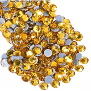 image:imageBeadsland Hotfix Rhinestones 1440pcs Flatback Crystal Rhinestones for Crafts Clothes DIY Decorations Light Siam AB SS12 3032mmTopaz