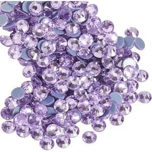 image:imageBeadsland Hotfix Rhinestones 1440pcs Flatback Crystal Rhinestones for Crafts Clothes DIY Decorations Light Siam AB SS12 3032mmViolet