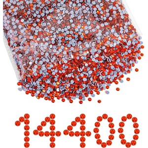 image:imageBeadsland Hotfix Rhinestones Bulk 14400PCS Crystal Hot Fix Rhinestones for Crafts Clothes DIY Decoration Crystal SS20 4648mmHyacinthOrange