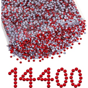 image:imageBeadsland Hotfix Rhinestones Bulk 14400PCS Crystal Hot Fix Rhinestones for Crafts Clothes DIY Decoration Crystal SS20 4648mmLight Siam