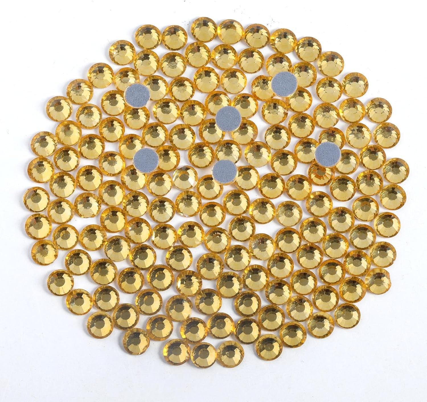 image:image6000PCS Hotfix Rhinestones Bulk Clear Rhinestones for Crafts ClothesHotfix Crystals DIY Decoration SS10 2729mmLtColorado Topaz