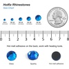 image:image6000PCS Hotfix Rhinestones Bulk Clear Rhinestones for Crafts ClothesHotfix Crystals DIY Decoration SS10 2729mmCapri Blue