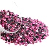 image:image6000PCS Hotfix Rhinestones Bulk Clear Rhinestones for Crafts ClothesHotfix Crystals DIY Decoration SS10 2729mmDark Pink