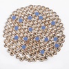image:image6000PCS Hotfix Rhinestones Bulk Clear Rhinestones for Crafts ClothesHotfix Crystals DIY Decoration SS10 2729mmGolden Shadow