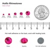 image:image6000PCS Hotfix Rhinestones Bulk Clear Rhinestones for Crafts ClothesHotfix Crystals DIY Decoration SS10 2729mmHot Pink