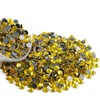 image:image6000PCS Hotfix Rhinestones Bulk Clear Rhinestones for Crafts ClothesHotfix Crystals DIY Decoration SS10 2729mmLemon Yellow