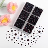 image:imageBEADSLAND Hotfix Rhinestones 4000 PCS AB Rhinestones for Clothes Crafts Mixed 6 Sizes with Wax Pencil and Tweezers Kit SS6SS30 Crystal ABAmethyst