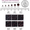 image:imageBEADSLAND Hotfix Rhinestones 4000 PCS AB Rhinestones for Clothes Crafts Mixed 6 Sizes with Wax Pencil and Tweezers Kit SS6SS30 Crystal ABAmethyst