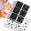 image:imageBEADSLAND Hotfix Rhinestones 4000 PCS AB Rhinestones for Clothes Crafts Mixed 6 Sizes with Wax Pencil and Tweezers Kit SS6SS30 Crystal ABBlack Diamond