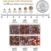 image:imageBEADSLAND Hotfix Rhinestones 4000 PCS AB Rhinestones for Clothes Crafts Mixed 6 Sizes with Wax Pencil and Tweezers Kit SS6SS30 Crystal ABChampagne